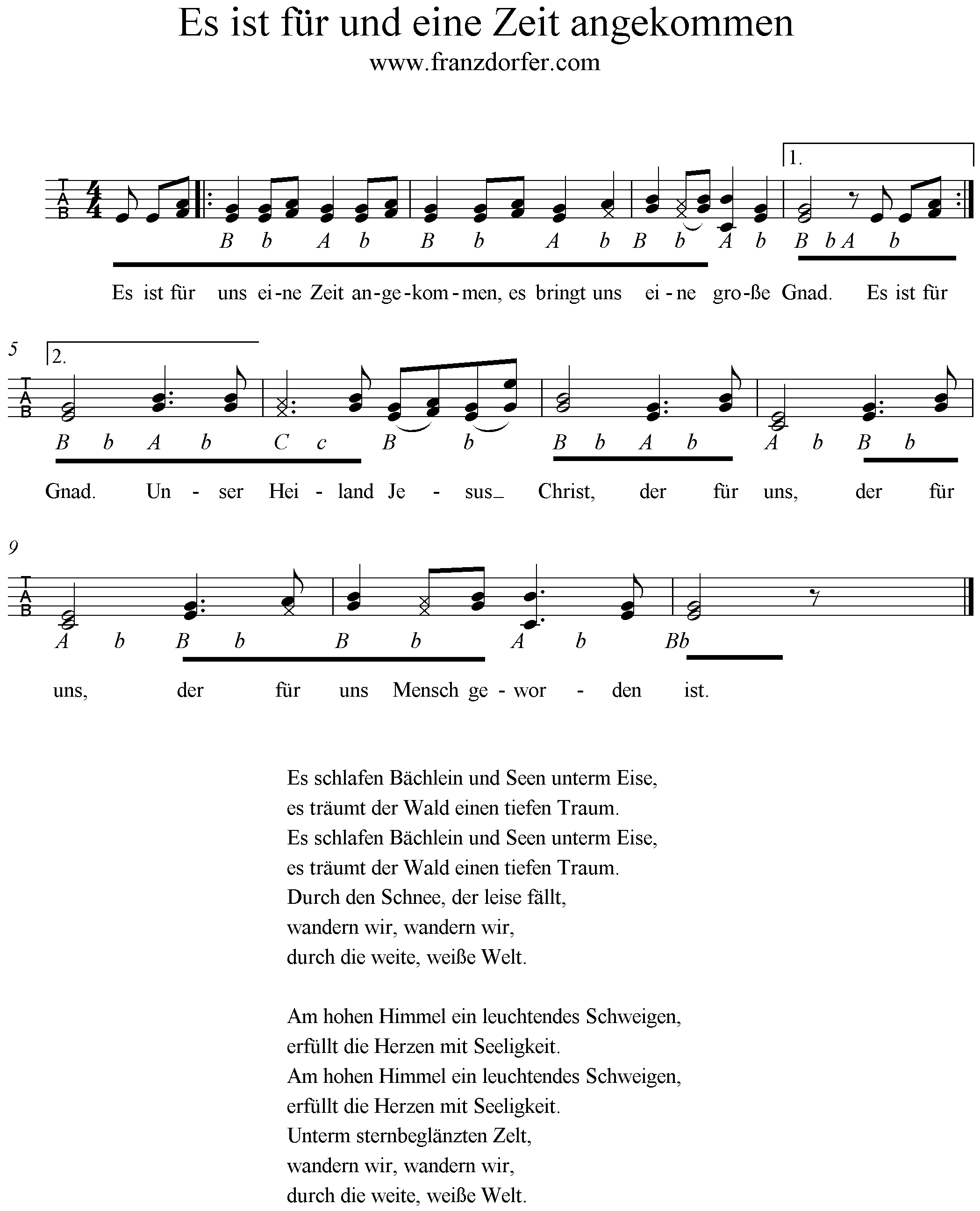 Stern über Bethlehem C Dur | DE Stern